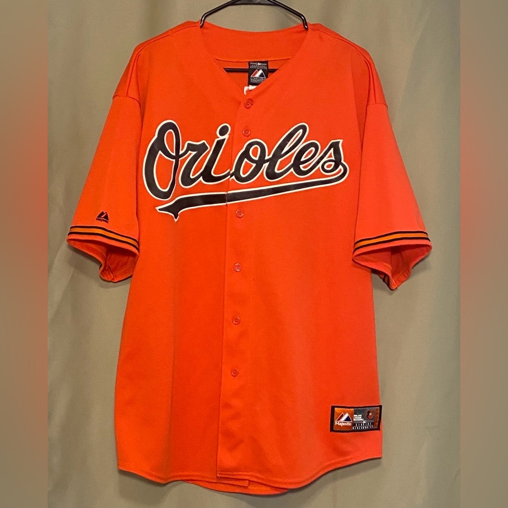 Baltimore Orioles Manny Machado #13 Majestic MLB Jersey Orange ALT Mens XXL